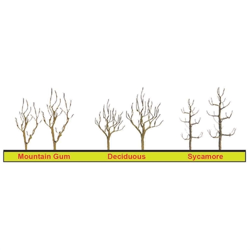 Deciduous Tree Armature, 4in, (3 per pack)