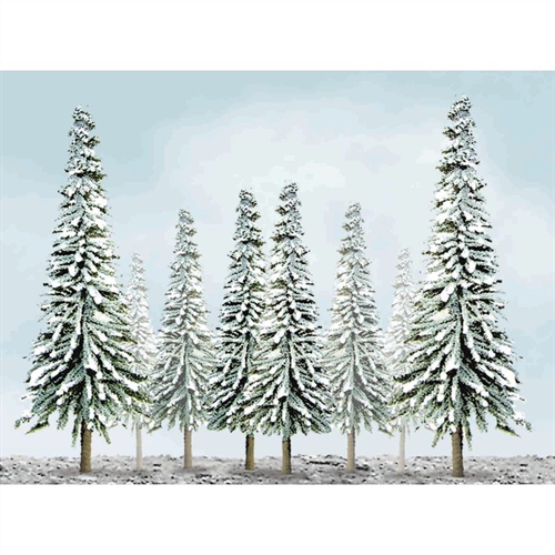 92006 Scenic-Snow Pine, 2"" to 4"", N-Scale, (36 per pack)