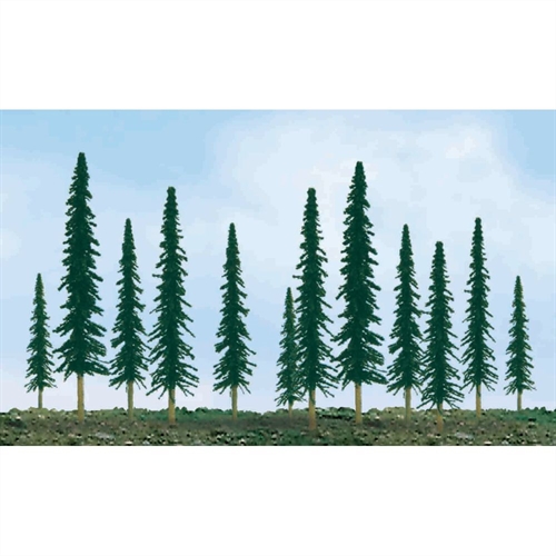 92009 Scenic-Conifer, 1"" to 2"", Z-Scale, (55 per pack)