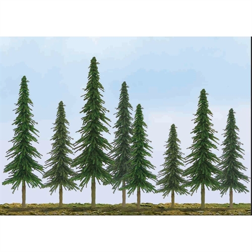 92028 Econo-Spruce, 6"" to 10"", O-Scale, (12 per pack)