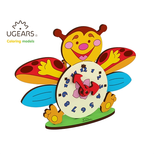 3D Colouring Puzzle Clock
