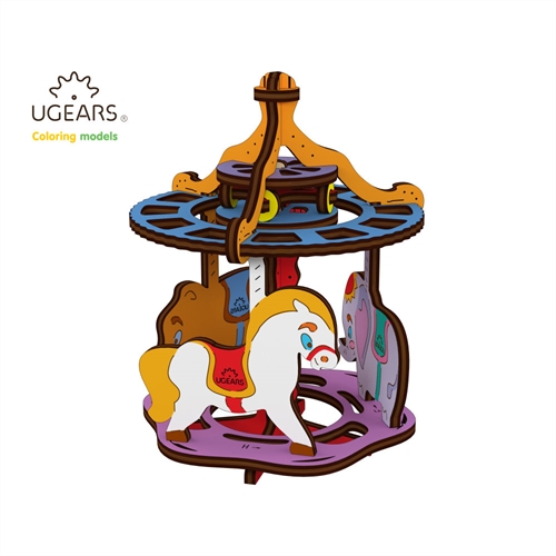 3D Colouring Puzzle Merry-go-round