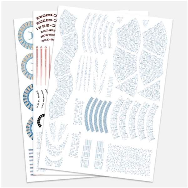 1:1000 Star Trek U.S.S. Excelsior Aztec Decal Set