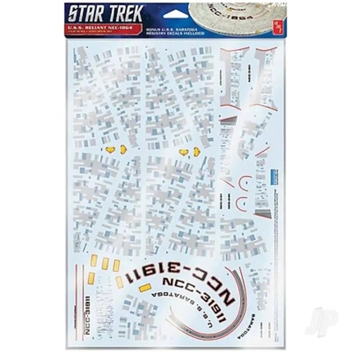 Star Trek USS Reliant Aztec Decals Upgrades to kit AMT1036