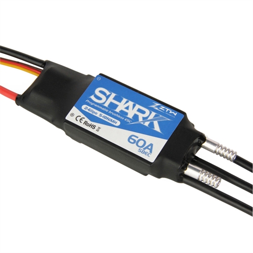 Shark Marine 60A BEC ESC 2-6 LiPo Water-cooled