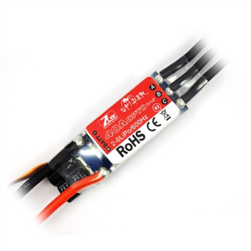 Spider 40A Opto Small ESC 2-6 Cells