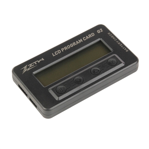 LCD program card for G2 ESC
