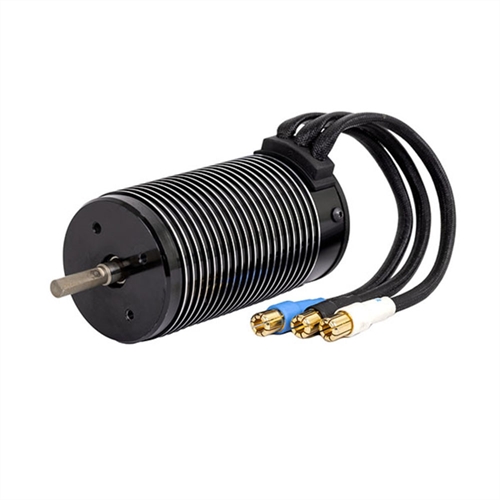 Motor, 2000Kv 77mm, brushless (with 6.5mm gold-plated connectors
& high-efficiency heatsink)
