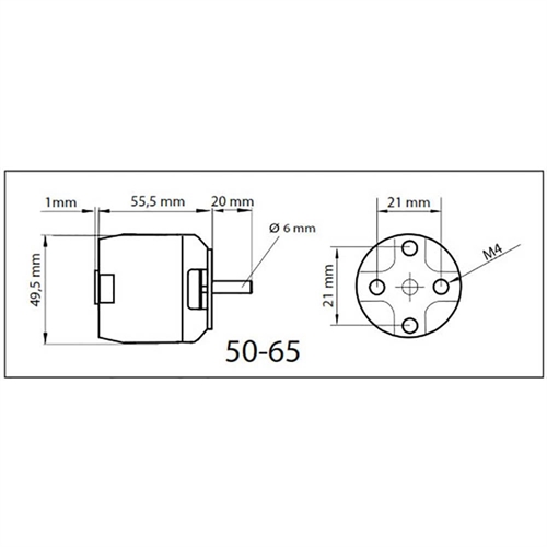 ROXXY BL Outrunner (C50-65-09)