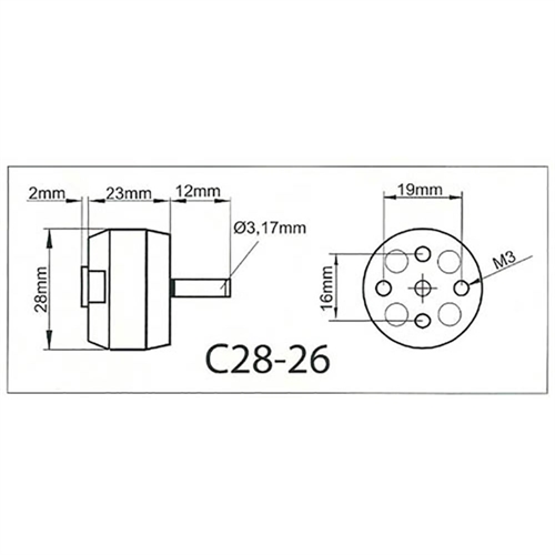 ROXXY BL Outrunner (C28-26-12)