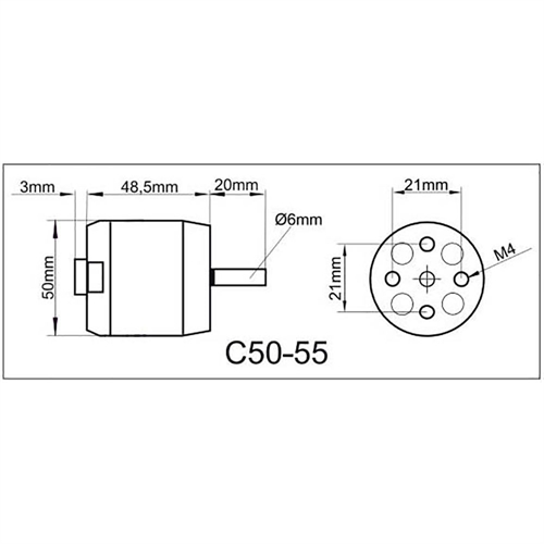 ROXXY BL Outrunner (C50-55-06)