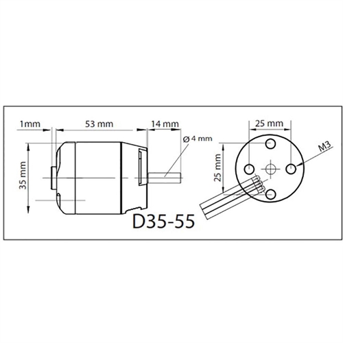 ROXXY BL Outrunner (D35-55-06)