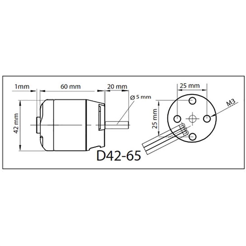 ROXXY BL Outrunner (D42-65-06)