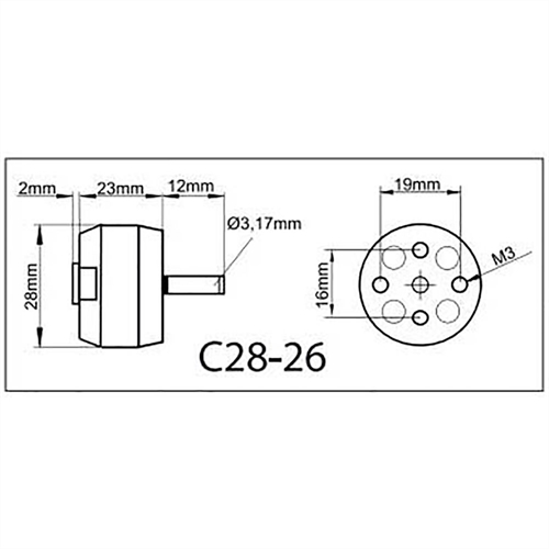 ROXXY BL Outrunner C28-26-21
