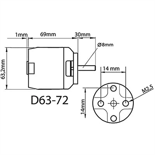ROXXY BL Outrunner D63-72 Air