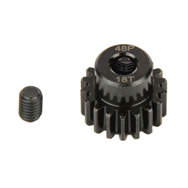 Pinion Gear, 48P, Steel 18T