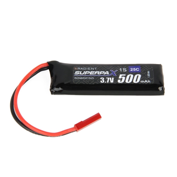 LiPo 1S 500mAh 3.7V 25C JST