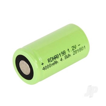 NiMH 1.2V 4000mAh SC SCR, No Tabs, Glow