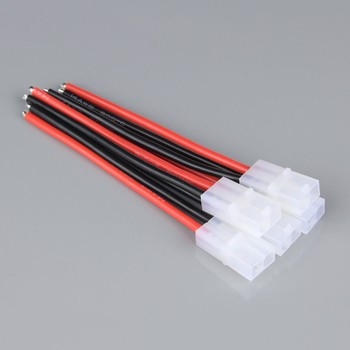Pigtail Connector, Tamiya Female, 14AWG, 100mm (Battery End) (5pcs)