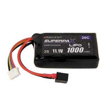 LiPo 3S 1000mAh 11.1V 20C Deans (HCT)