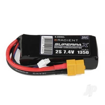 LiPo 2S 1350mAh 7.4V 30C XT60
