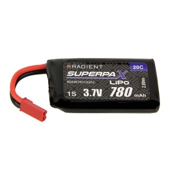 LiPo 1S 780mAh 3.7V 20C JST
