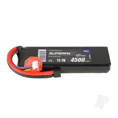 LiPo 3S 4500mAh 11.1V 50C Deans (HCT)