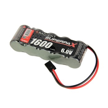 NiMH 60V 1600mAh 23A SBS-Flat Rx-JR