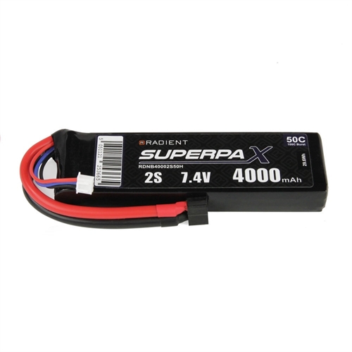 LiPo 2S 4000mAh 74V 50C Deans HCT