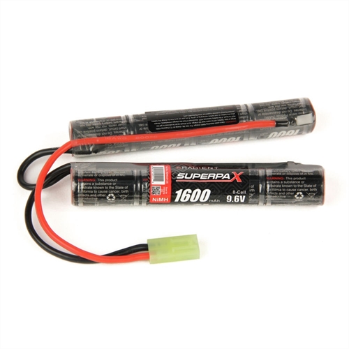 NiMH 9.6V 1600mAh 2/3A Saddle-Stick, mTam