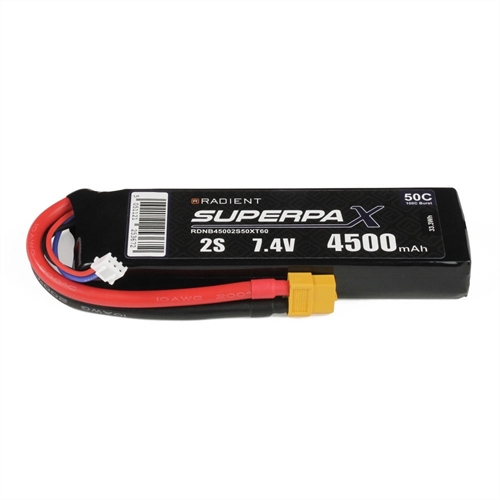LiPo 2S 4500mAh 74V 50C XT60