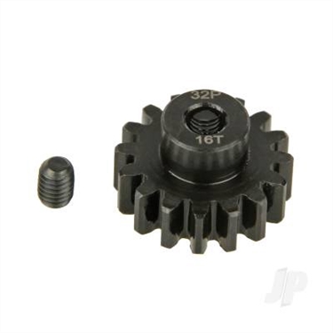 "Pinion Gear, 32P, Steel 16T"