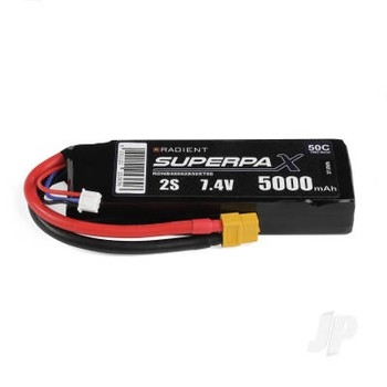 LiPo 2S 5000mAh 74V 50C XT60