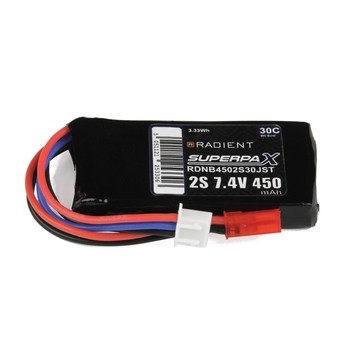 LiPo 2S 450mAh 74V 30C JST
