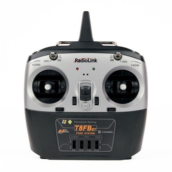T8FB 2.4GHz 8-Channel Transmitter with Bluetooth and 2x R8EF Receivers (Mode 2)