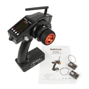 RC4GS 2.4GHz 4-Channel Tx with 1x R6FG (Gyro Rx) and 1x R6F (Standard Rx)