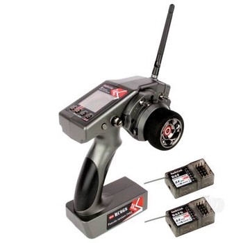 RC6GS-V2 2.4GHz 6-Channel Tx with 1x R6FG (Gyro Rx) and 1x R7FG (Gyro Rx)