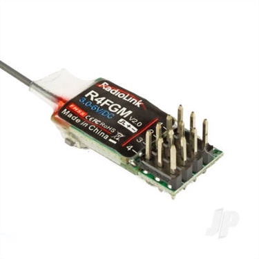 R4FGM 4-Channel Receiver with Gyro Function