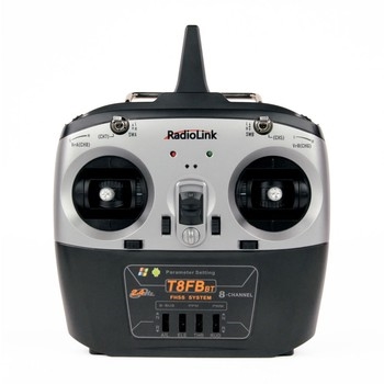 T8FB 2.4GHz 8-Channel Transmitter with Bluetooth and 2x R8EF Receivers (Mode 1)