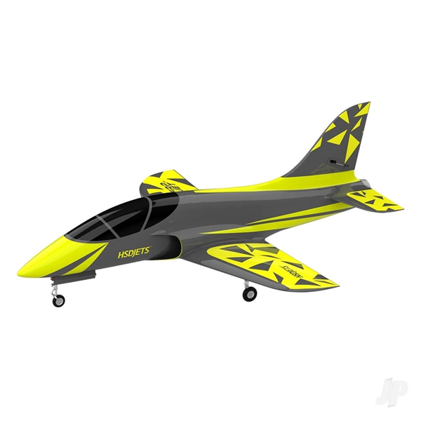 Super Viper 120mm EDF 12S Composite Jet, Yellow / Grey, 1800mm (PNP)