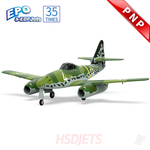 ME-262 Twin 90mm EDF Foam Jet Green Camo PNP 12S