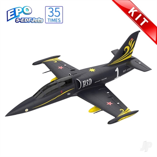 L-39 120mm EDF Foam Jet Black Gold Kit