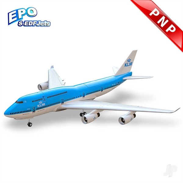 Boeing 747 90mm EDF 6S KLM (PNP)