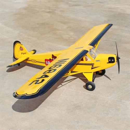 J-3 Cub (20cc) 2.23m (88.2in) with Scale U/C, Wheels & Air Tyres