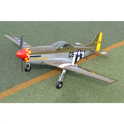 P-51D Mustang 10cc 143m 563in with 84 Electric Retracts