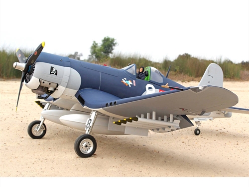 Vought F4U Corsair  Goodyear FG-1D 60cc  12s 220m  87in with Electric Retracts