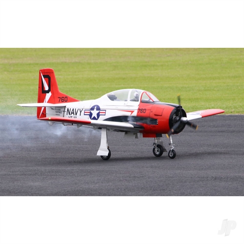 T-28 Trojan RedWhite 35-60cc 209m 825in without retracts