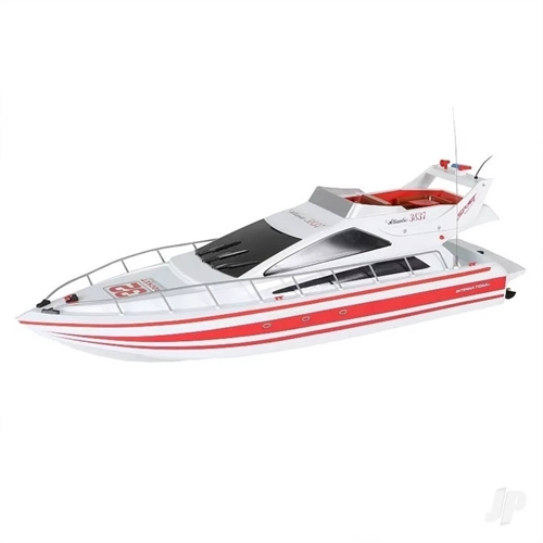 Atlantic Yacht Luxury Powerboat RTR Red 700mm