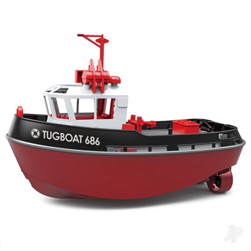 172 Mini Tugboat RTR Black 230mm