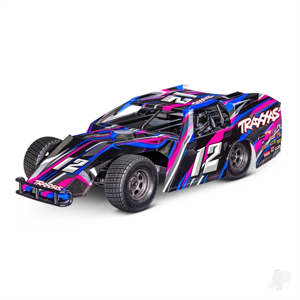 Slash Modified 1:10 Electric 2WD Dirt Oval Racer, Pink (+ TQ 2-ch, BL-2S, 3300kV)